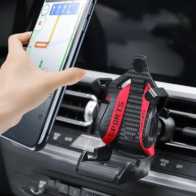 Racer Car Seat Phone Holder