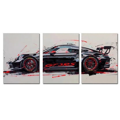 3Pcs Supercar Posters